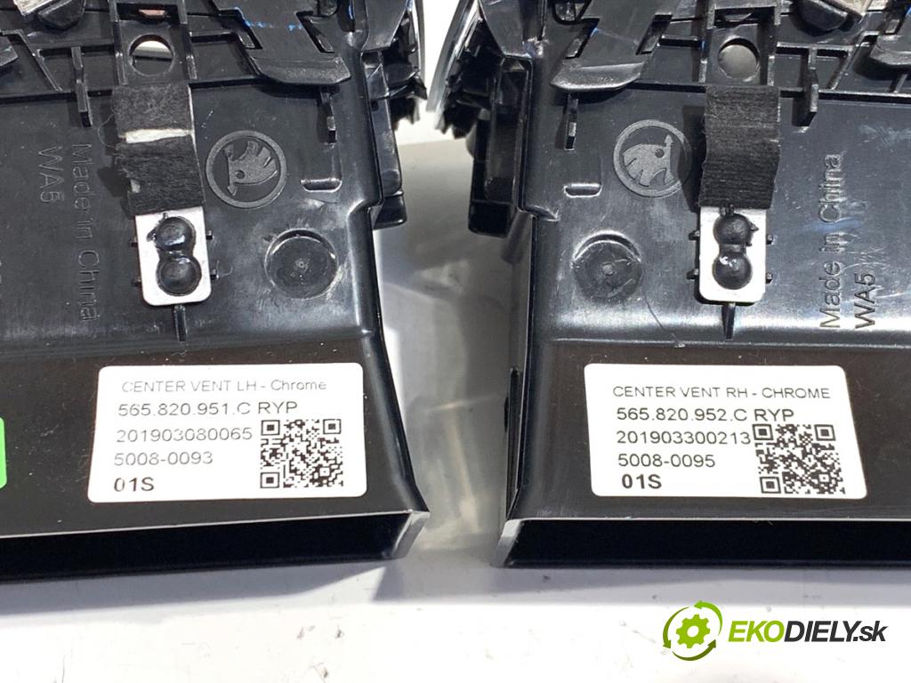 SKODA KODIAQ SUV 2019 110 kW 1.5 TSI 1495 kratký topení přední část 565820951C 565820952C