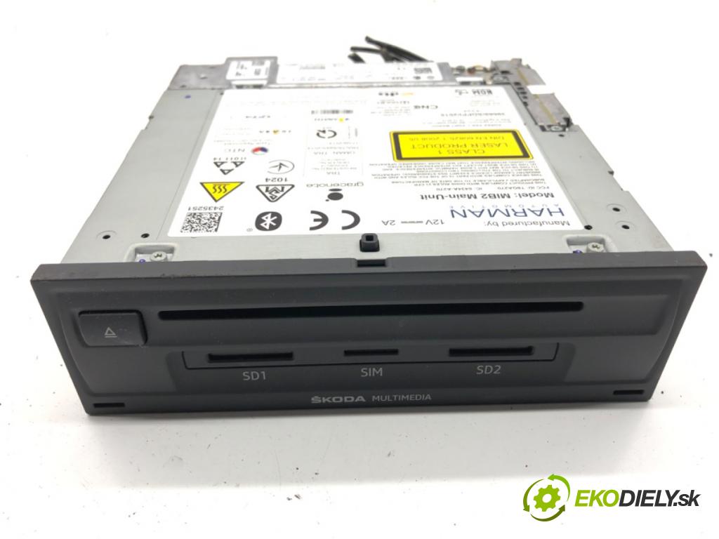 SKODA KODIAQ SUV 2019 110 kW 1.5 TSI 1495 CZYTNIK navigace 565035021D (Elektrosoučásti ostatní)