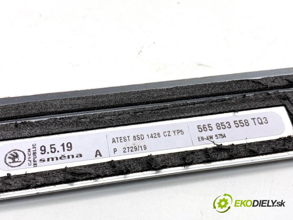 SKODA KODIAQ SUV 2019 110 kW 1.5 TSI 1495 lišty gumy pedálu PROGOWE 565853558