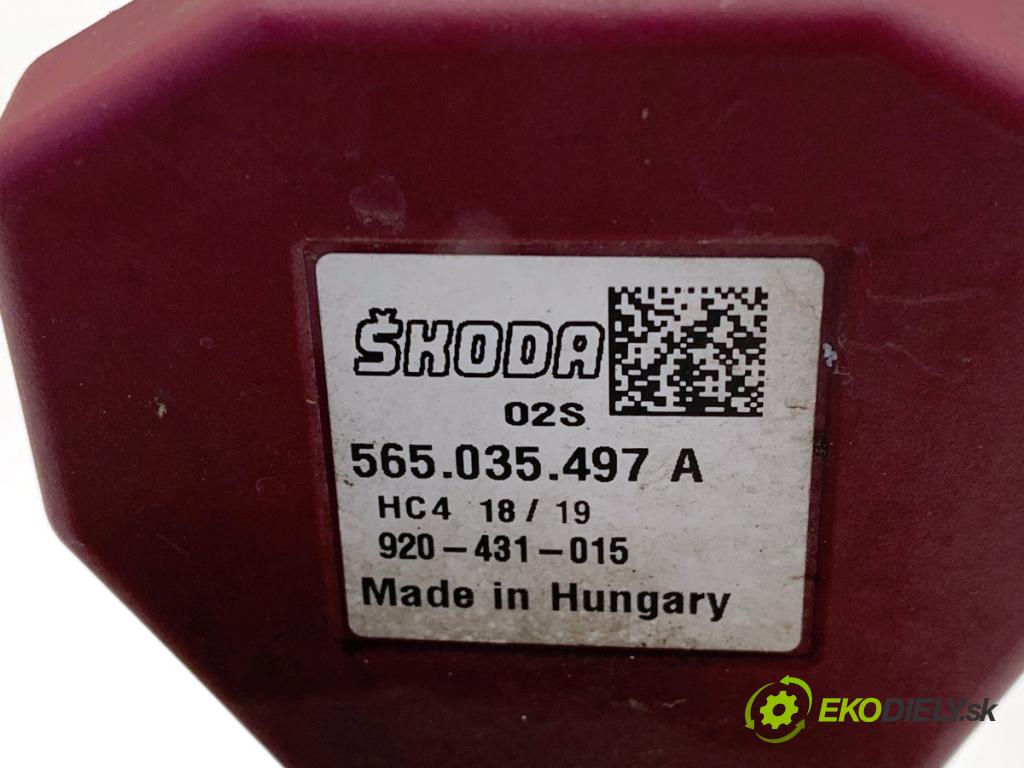SKODA KODIAQ SUV 2019 110 kW 1.5 TSI 1495 Zosilňovač Antenní: 565035497A (Zosilňovač)