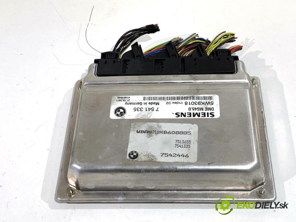 BMW E60 sedan 2004 170 kW 530 i 2979 řídící jednotka motora 7541335 (Řídicí jednotka)