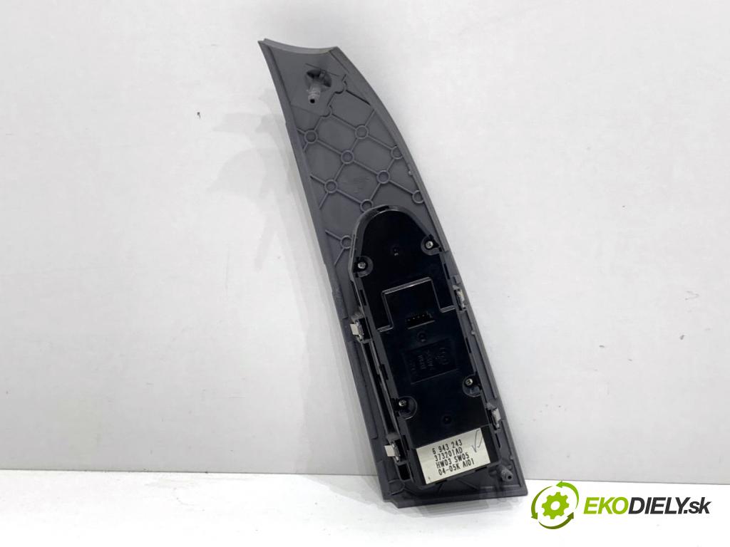 BMW E60 sedan 2004 170 kW 530 i 2979 Prepínač okien 6943243 (Prepínacie páčky pod volantom)
