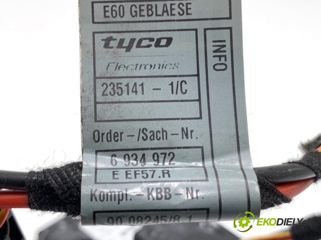 BMW E60 sedan 2004 170 kW 530 i 2979 Odpor, rezistor kúrenia vzduchu 6937774 (Odpor (rezistor) kúrenia)