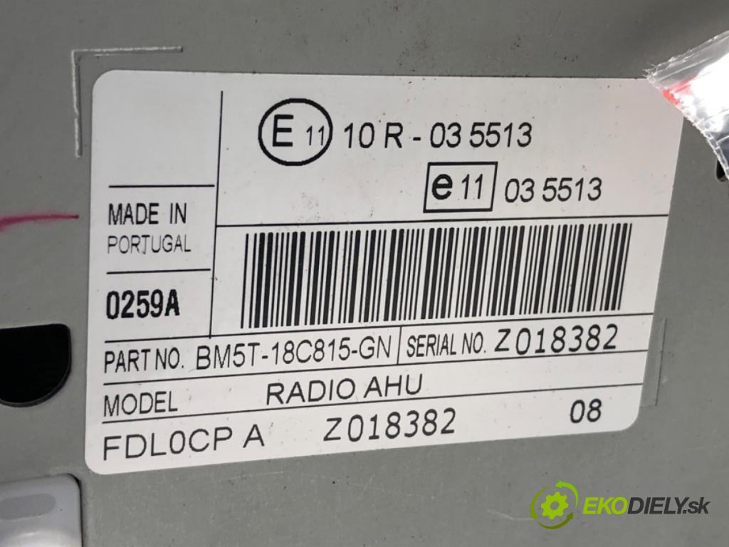 FORD FOCUS III liftback 2014 74 kW 1.0 EcoBoost 998 RADIO BM5T-18C815-GN (Audio zariadenie)