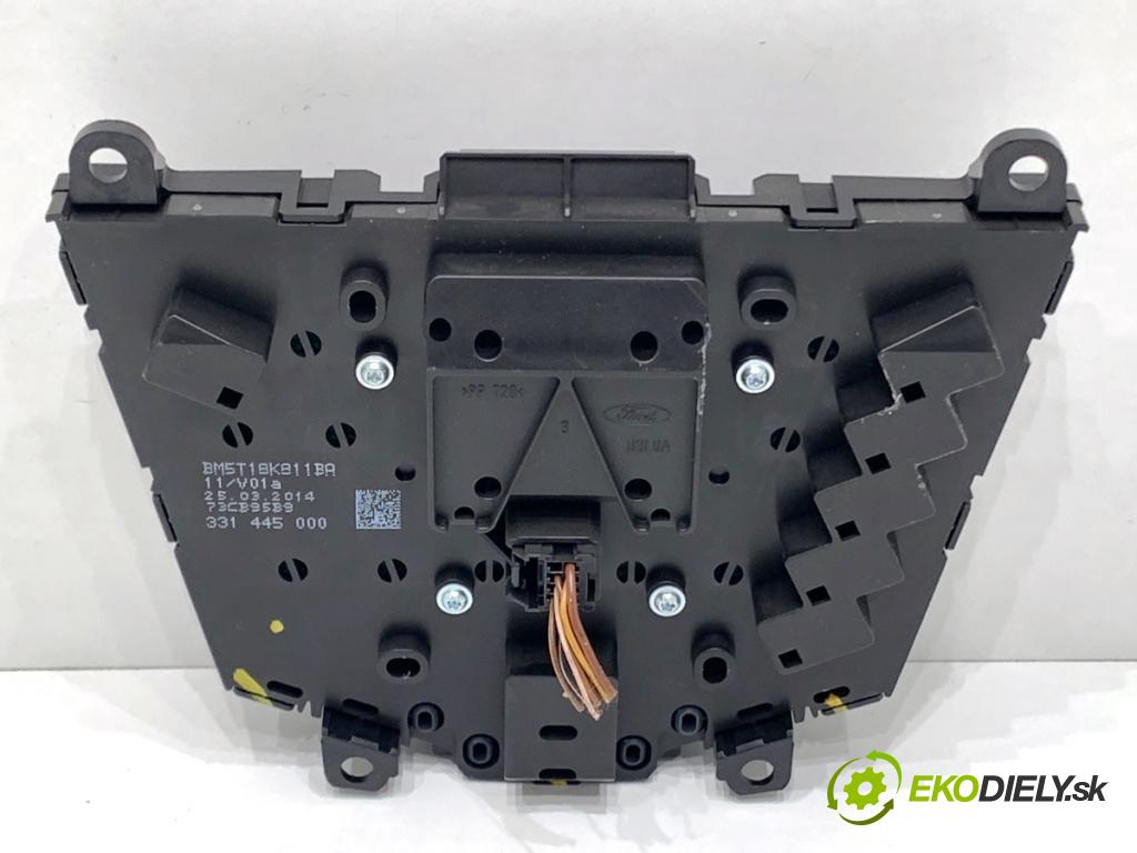 FORD FOCUS III liftback 2014 74 kW 1.0 EcoBoost 998 Panel ovládania radia BM5T18K811BA (Prepínacie páčky pod volantom)