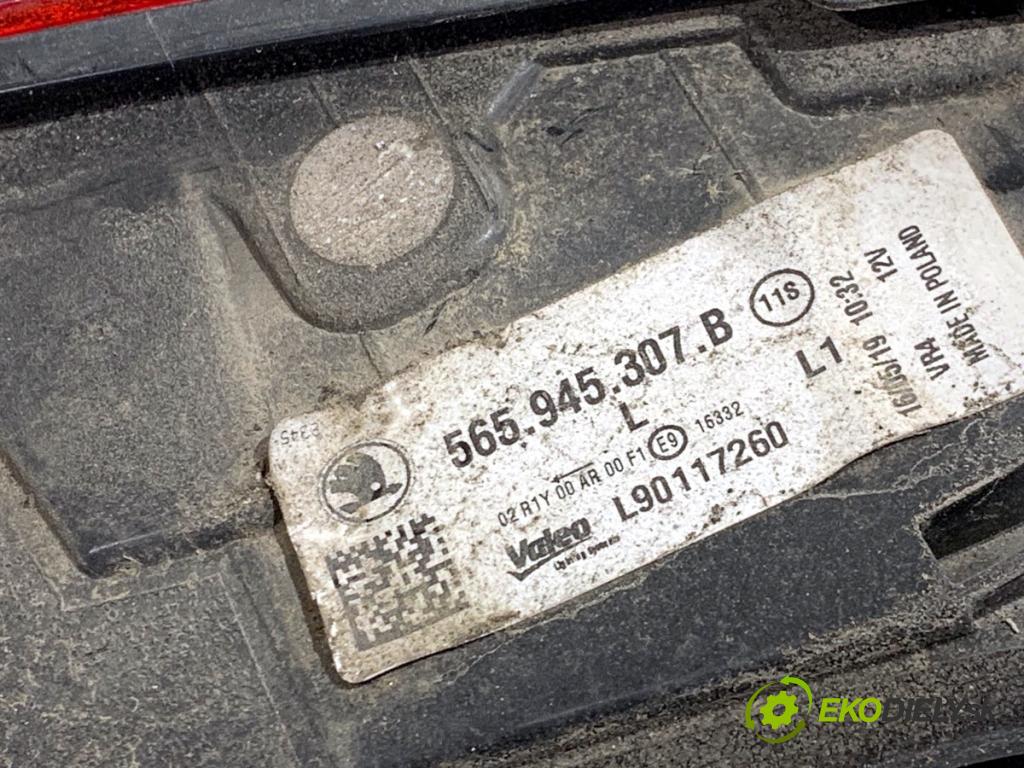 SKODA KODIAQ SUV 2019 110 kW 1.5 TSI 1495 Svetlo zad ľavá strana vnútorná 565945307B (Kľučka dverí ostatné)