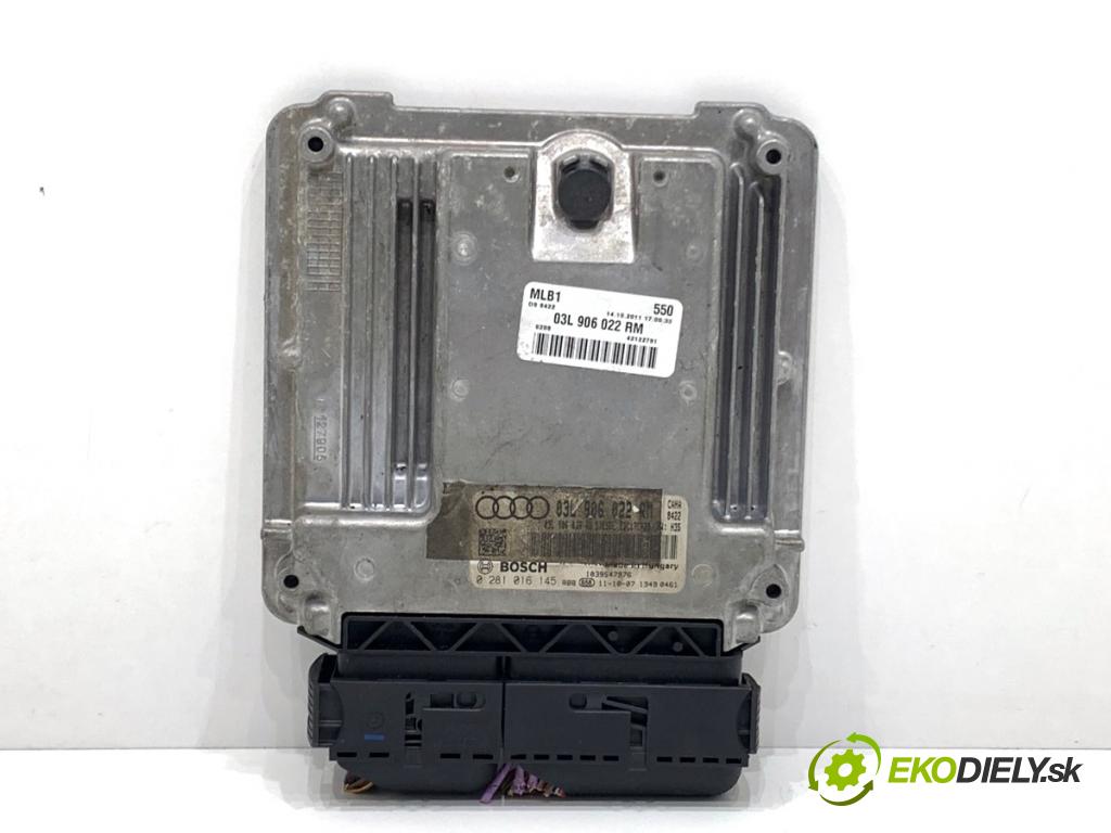 AUDI A4 B8 Kombi 2011 125 kW 2.0 TDI quattro 1968 řídící jednotka motora 03L906022RM (Řídicí jednotka)
