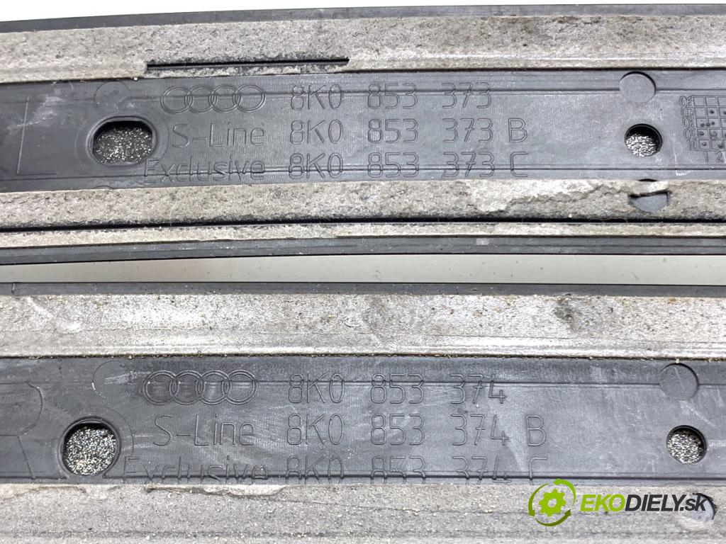AUDI A4 B8 Kombi 2011 125 kW 2.0 TDI quattro 1968 lišty gumy pedálu PROGOWE S-LINE 8K0853373B 8K0853376B