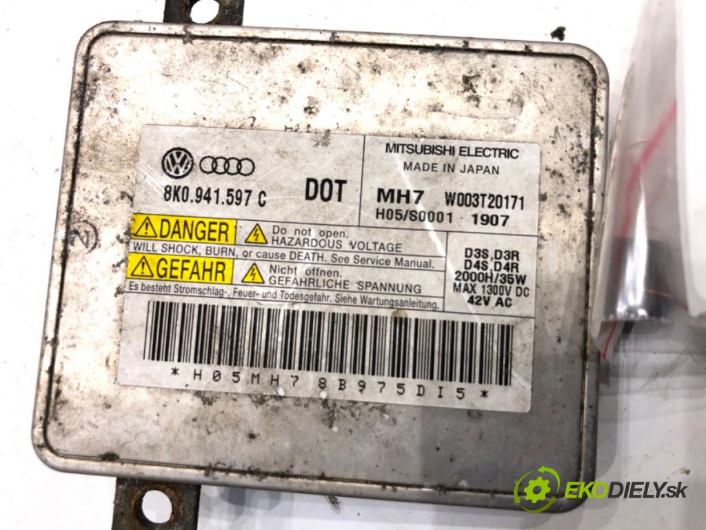 AUDI A4 B8 Kombi 2011 125 kW 2.0 TDI quattro 1968 měnič XENON 8K0941597C (Řídící jednotka xenonu)