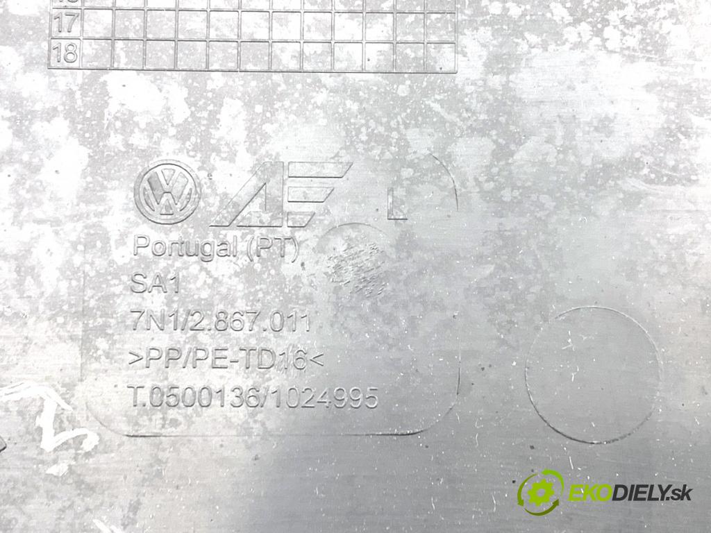 VW SHARAN nadwozie wielkoprzestrzenne (MPV) 2011 103 kW 2.0 TDI 1968 čalúnenie Dvere ľavy predný