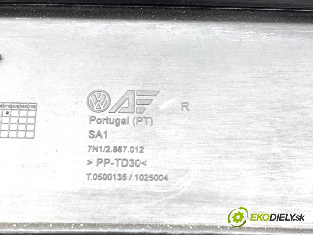 VW SHARAN nadwozie wielkoprzestrzenne (MPV) 2011 103 kW 2.0 TDI 1968 čalúnenie Dvere pravy predný 7N1867012