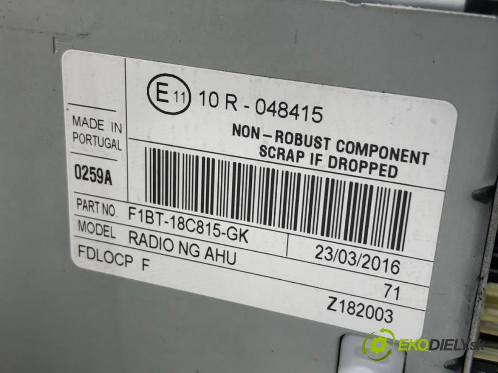 FORD FOCUS III Kombi 2016 88 kW 1.5 TDCi 1499 RADIO F1BT-18C815-GK (Audio zařízení)