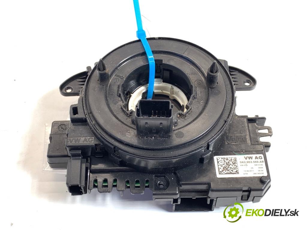 VW PASSAT B7 Kombi 2011 125 kW 2.0 TDI 1968 kroužek slimák airbag 5K0953569AB (Airbag)