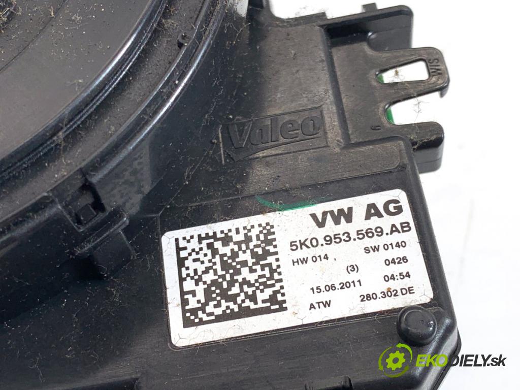 VW PASSAT B7 Kombi 2011 125 kW 2.0 TDI 1968 Krúžok, slimák airbag 5K0953569AB (Airbag)