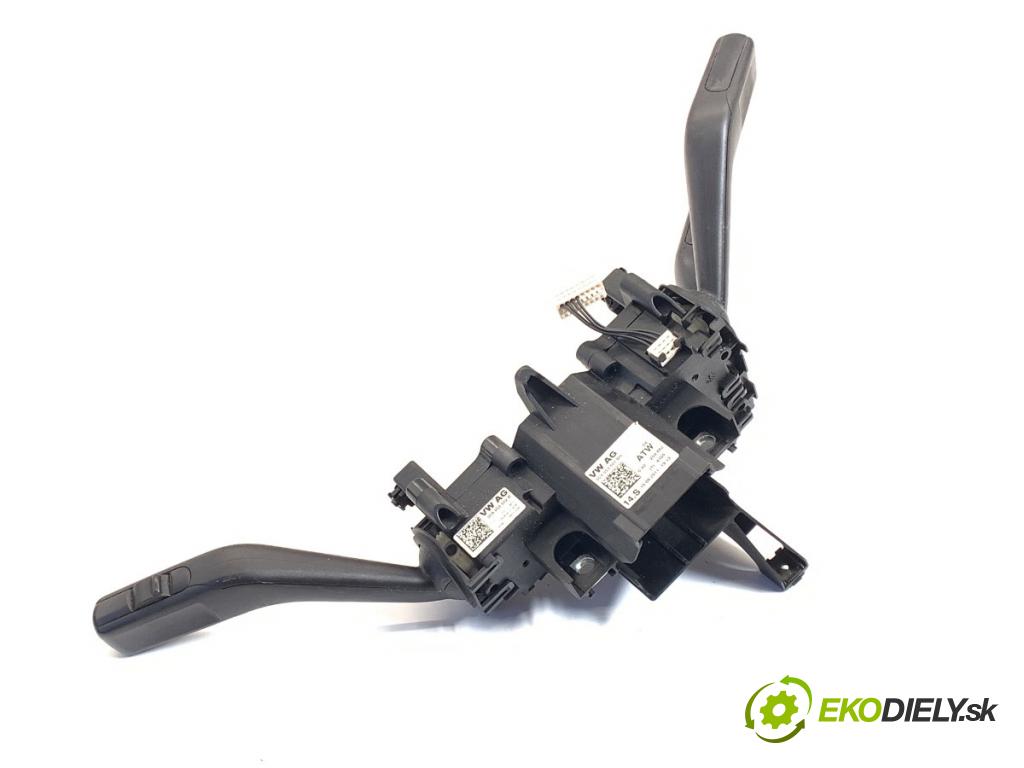 VW PASSAT B7 Kombi 2011 125 kW 2.0 TDI 1968 Prepínač kombinovaný 3C9953501BN (Prepínacie páčky pod volantom)