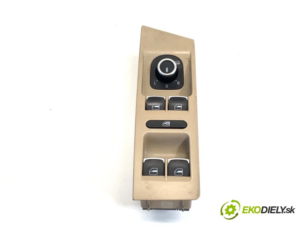 VW PASSAT B7 Kombi 2011 125 kW 2.0 TDI 1968 přepínač oken 3AB857857A (Páčky pod volantem)