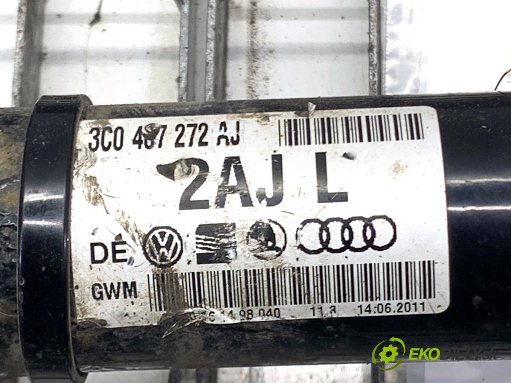 VW PASSAT B7 Kombi 2011 125 kW 2.0 TDI 1968 poloos pravý přední část 3C0407272AJ