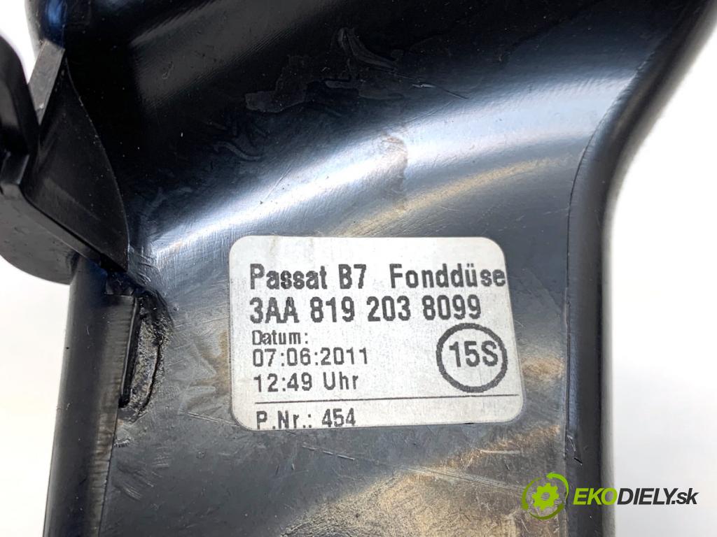 VW PASSAT B7 Kombi 2011 125 kW 2.0 TDI 1968 Mriežky kúrenia zad 3AA819203