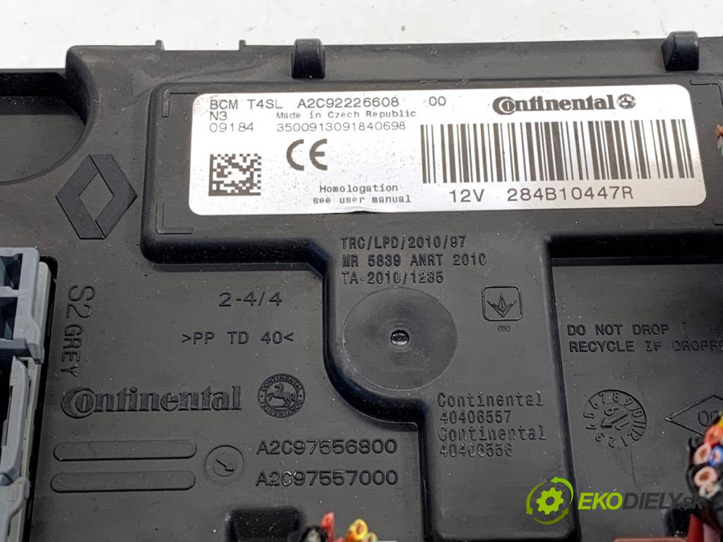 DACIA LOGAN II sedan 2019 54 kW 1.0 SCe 75 998 Modul BCM 284B10447R (Riadiaca jednotka ostatné)