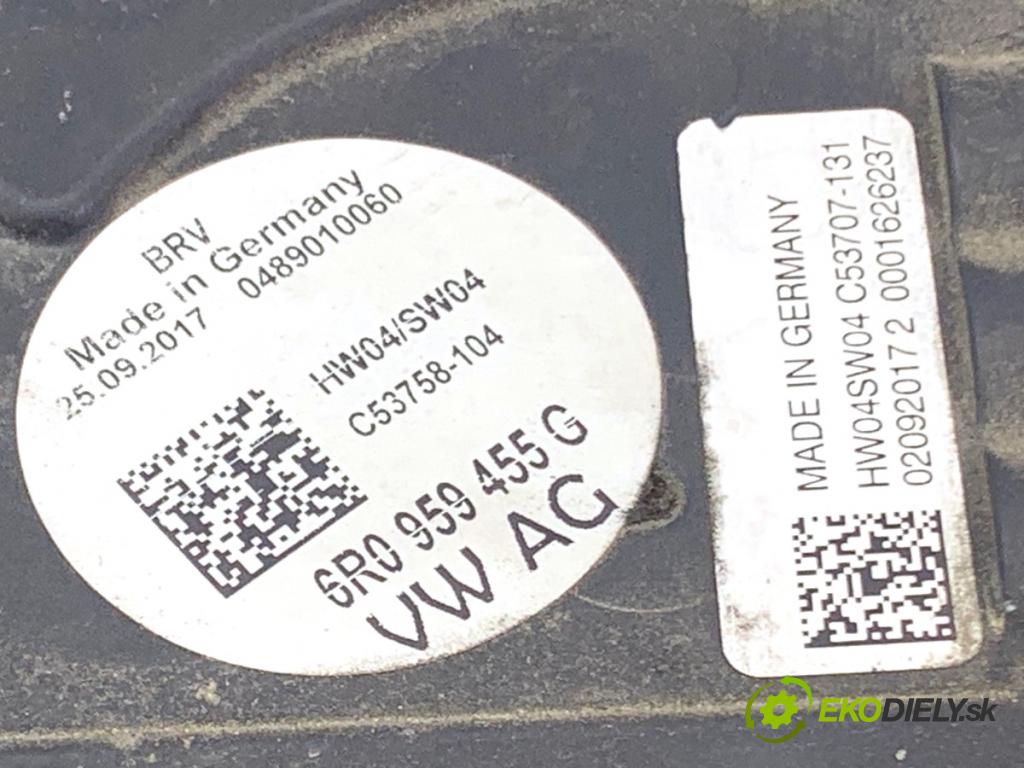 SKODA RAPID liftback 2017 85 kW 1.6 TDI 1598 Ventilátor chladiča 6R0959455G 6C0121207 (Ventilátor)