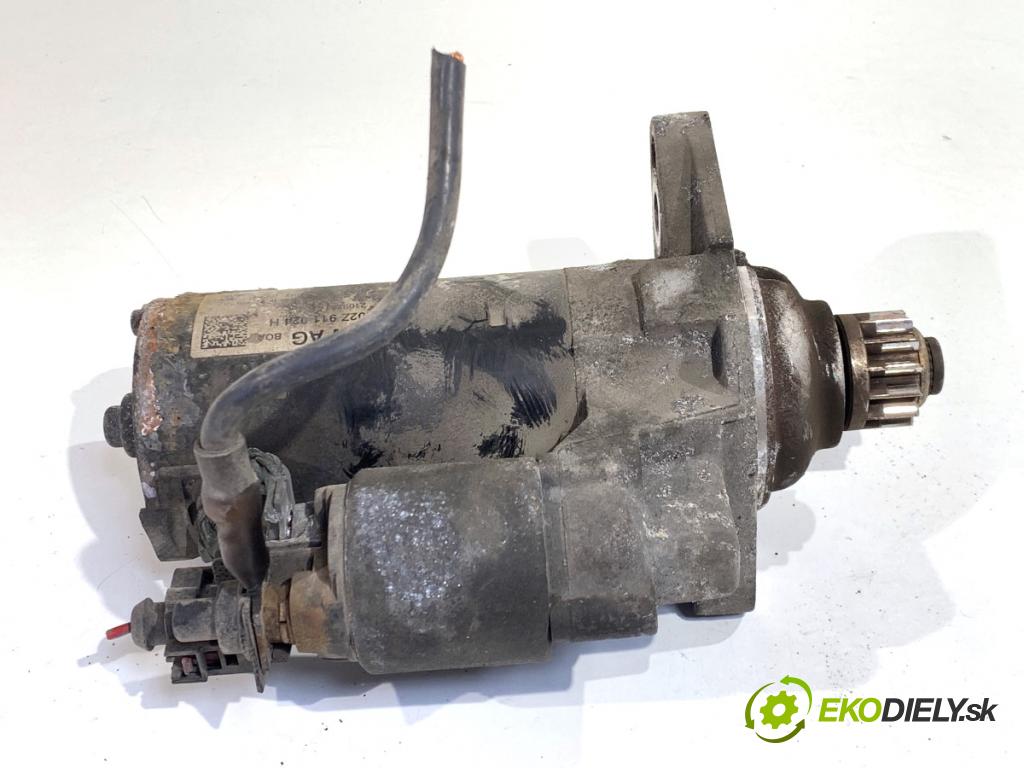 SKODA RAPID liftback 2017 85 kW 1.6 TDI 1598 startér 02Z911024H (Startér)