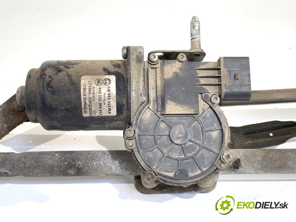 SKODA RAPID liftback 2017 85 kW 1.6 TDI 1598 Mechanizmus stieračov predný 5JB955113 (Motorček stieračov predný)