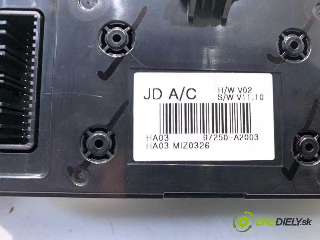 KIA CEED Kombi 2018 66 kW 1.4 CRDi 90 1396 Panel ovládania kúrenia 97250-A2003 (Prepínacie páčky pod volantom)