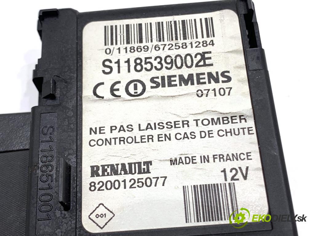 RENAULT SCÉNIC II nadwozie wielkoprzestrzenne (MPV) 2007 99 kW 2.0 (JM05, JM0U, JM1N, JM1U, JM2V) 1998 spinačka 8200125077 (Spínacia skrinka)