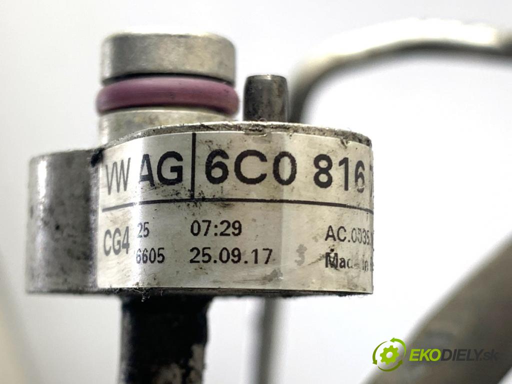 SKODA RAPID liftback 2017 85 kW 1.6 TDI 1598 rúrka klimatizácie 6C0816741N (Rúrka klimatizácie)