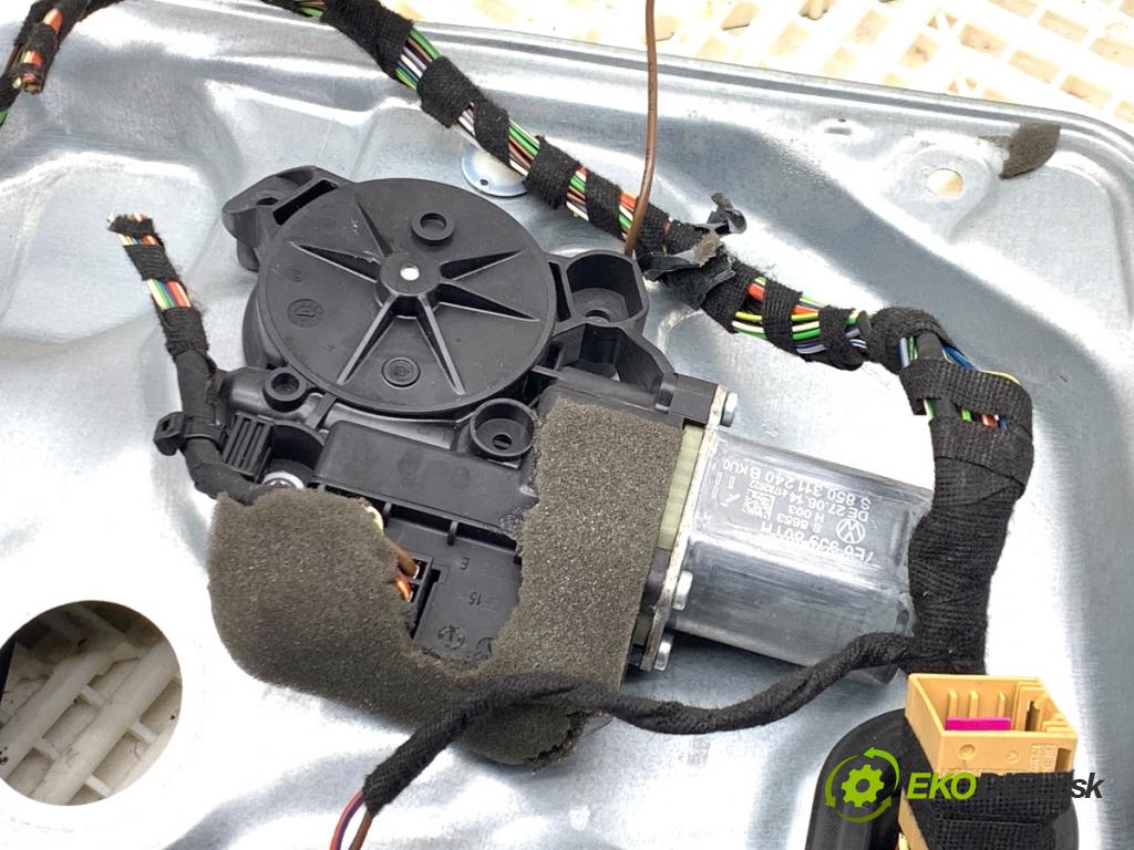 VW TRANSPORTER T5 Autobus 2014 75 kW 1.9 TDI 1896 mechanismus okna levý přední část 7E0959801H