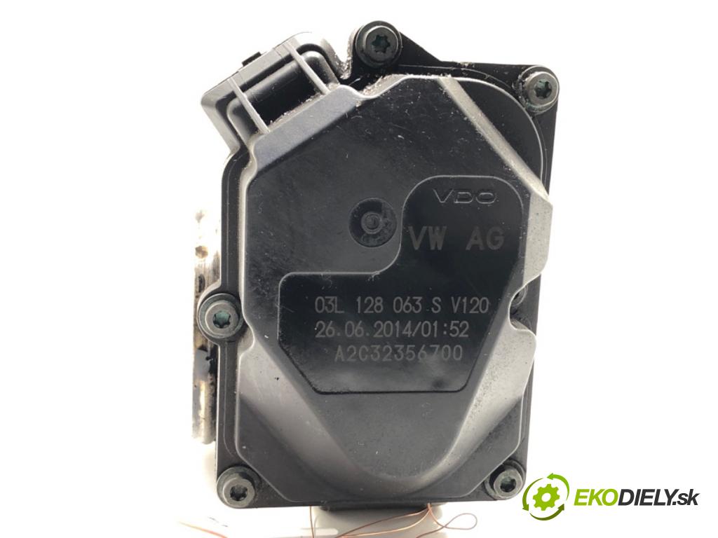 VW TRANSPORTER T5 Autobus 2014 75 kW 1.9 TDI 1896 Škrtiaca klapka 03L128063S (Škrtiaca klapka)