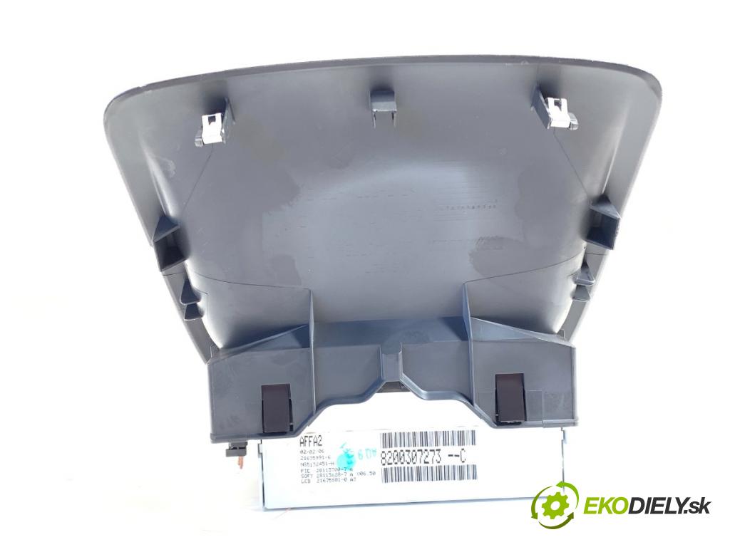 RENAULT CLIO III liftback 2006 55 kW 1.2 16V (BR02, BR0J, BR11, CR02, CR0J, CR11) 1149 Dislpej 8200307273 (Prístrojová doska)