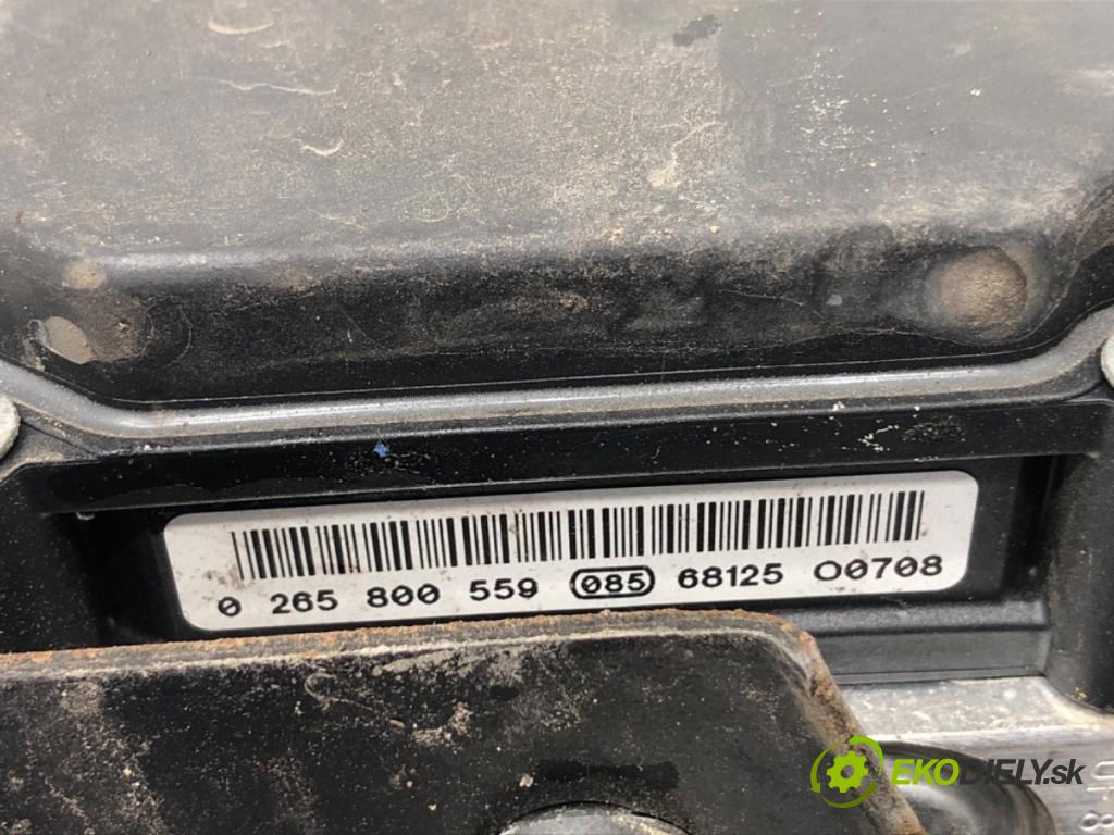 RENAULT CLIO III liftback 2006 55 kW 1.2 16V (BR02, BR0J, BR11, CR02, CR0J, CR11) 1149 Pumpa ABS 0265800559 (Pumpa ABS)