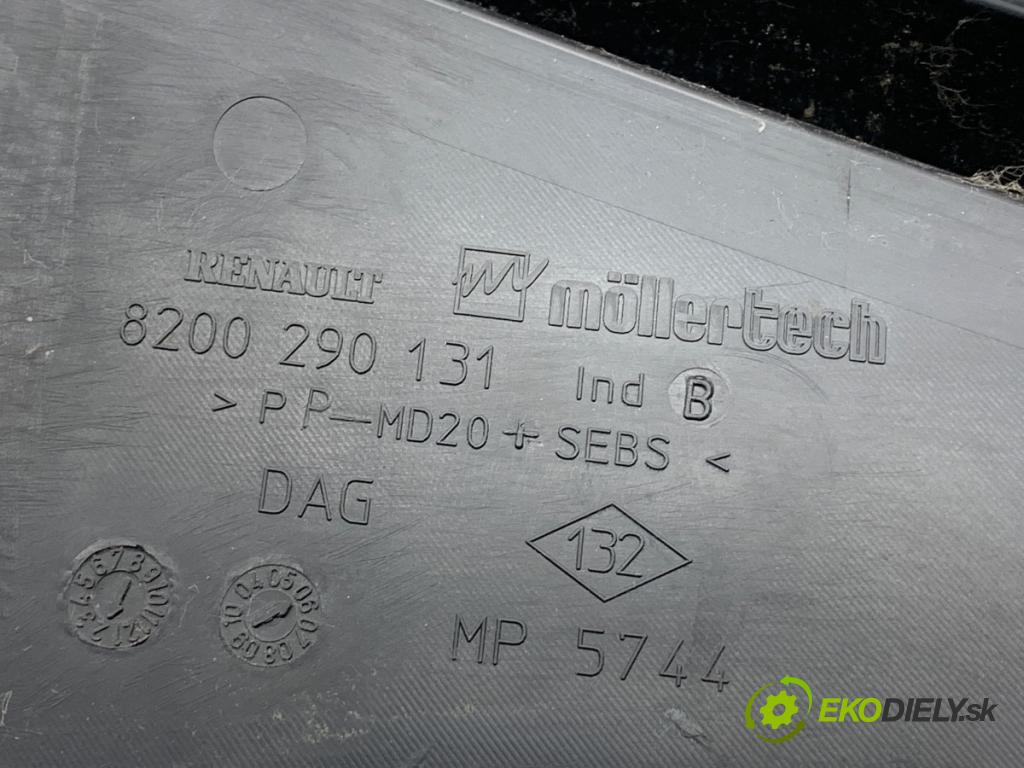 RENAULT CLIO III liftback 2006 55 kW 1.2 16V (BR02, BR0J, BR11, CR02, CR0J, CR11) 1149 torpédo plast pod čelní okno 8200290131 (Plast pod čelním sklem)
