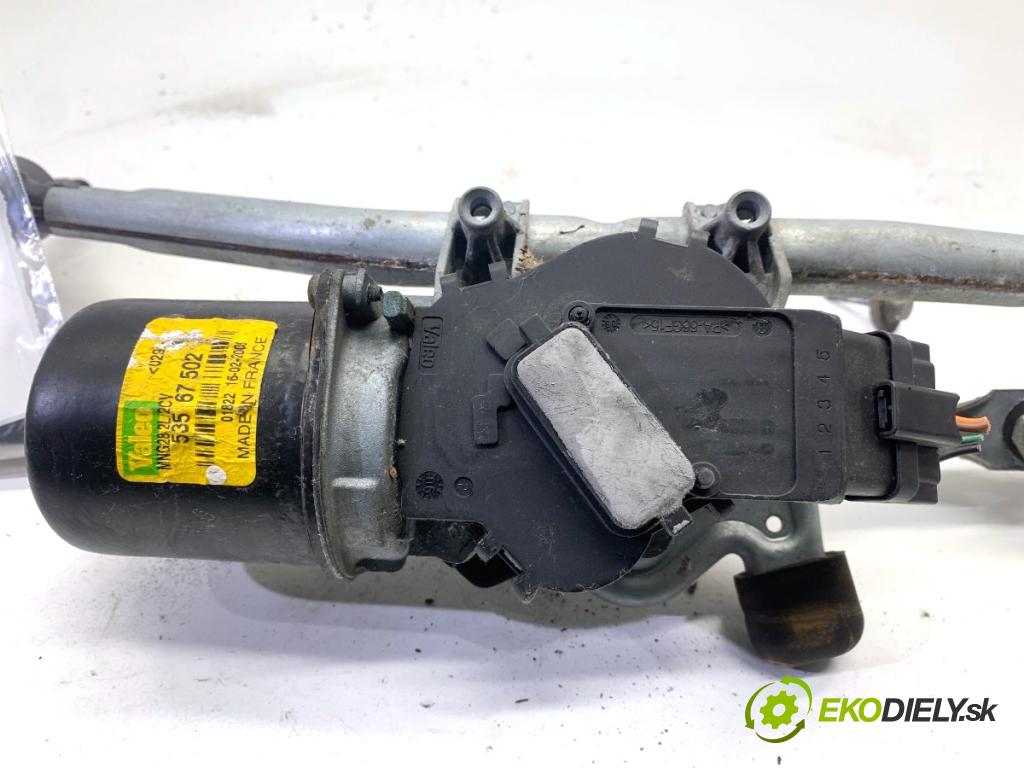 RENAULT CLIO III liftback 2006 55 kW 1.2 16V (BR02, BR0J, BR11, CR02, CR0J, CR11) 1149 Mechanizmus stieračov predný 8200268931 (Motorček stieračov predný)