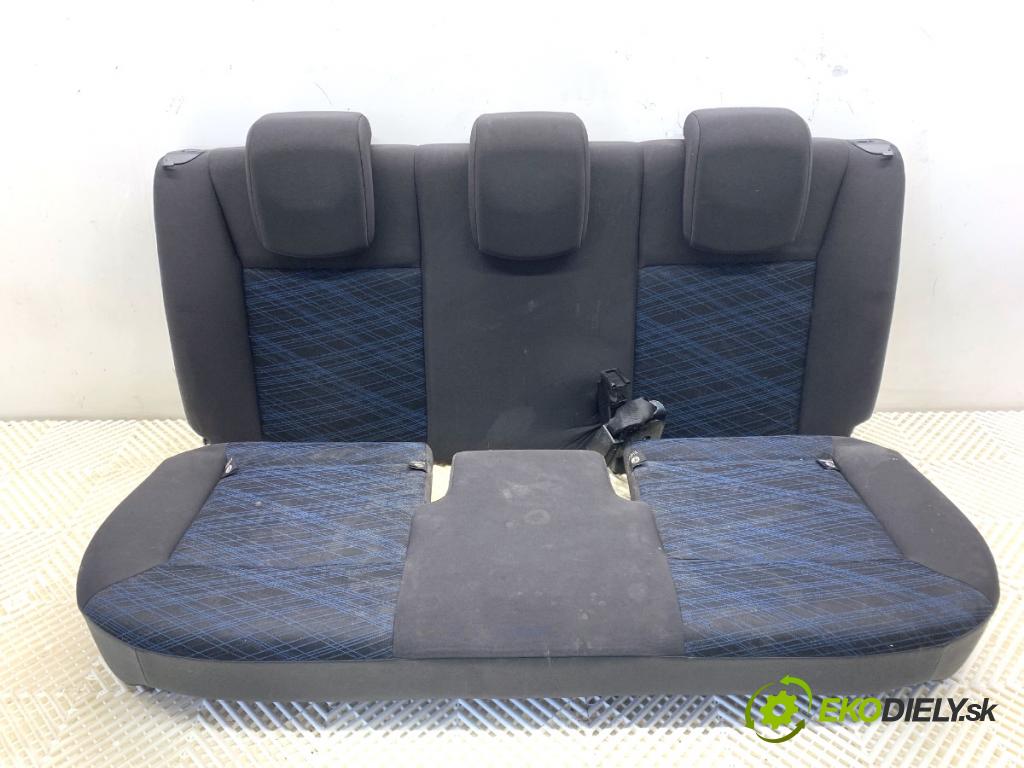 RENAULT CLIO III liftback 2006 55 kW 1.2 16V (BR02, BR0J, BR11, CR02, CR0J, CR11) 1149 Sedadlo druhý rad 