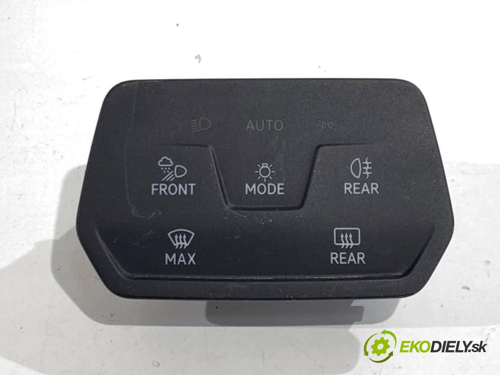 VW ID.3 liftback 2020 150 kW Pro  Prepínač nastavenia svetiel 10A941193H (Prepínacie páčky pod volantom)