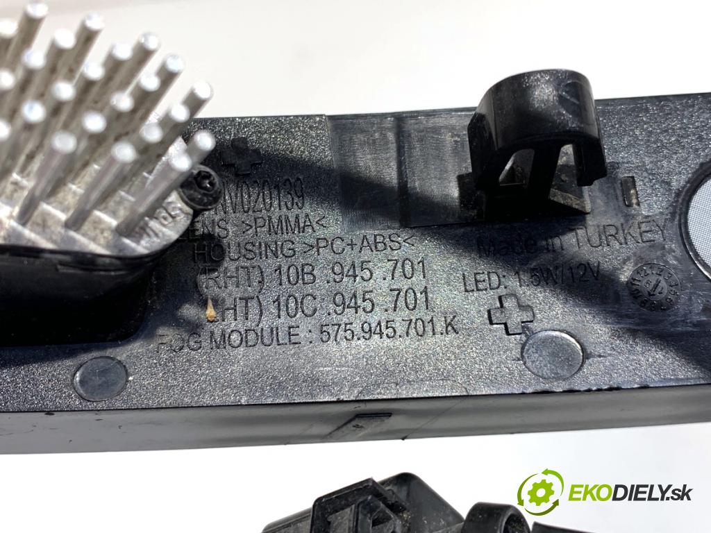 VW ID.3 liftback 2020 150 kW Pro  světlo nárazníka levý zadní část 10B945701