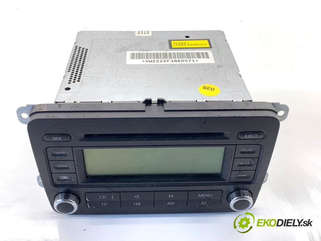 VW TOURAN nadwozie wielkoprzestrzenne (MPV) 2006 77 kW 1.9 TDI 1896 RADIO RCD 300 (Audio zařízení)