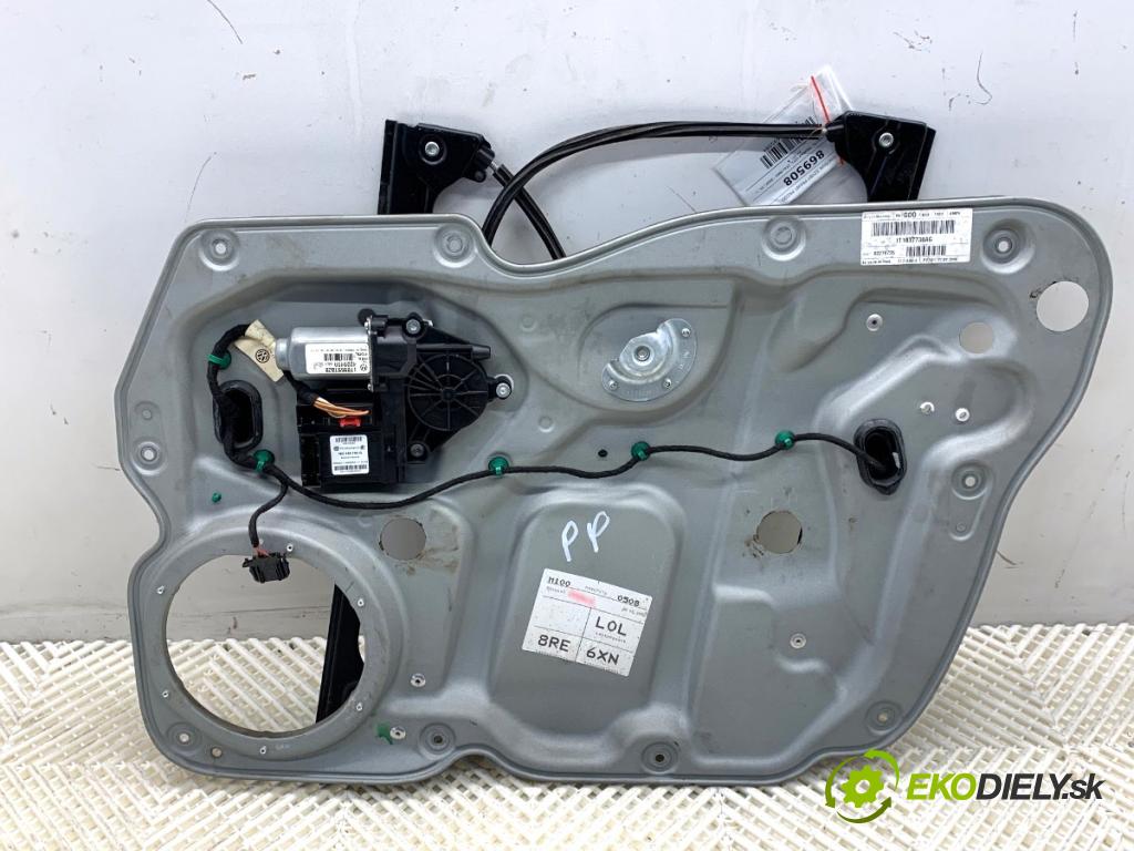 VW TOURAN nadwozie wielkoprzestrzenne (MPV) 2006 77 kW 1.9 TDI 1896 Mechanizmus okna pravy predný 1T1837730AG