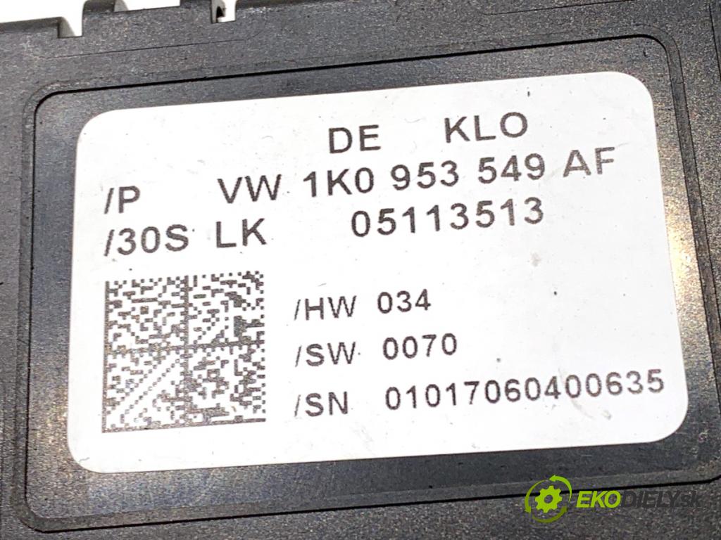 VW TOURAN nadwozie wielkoprzestrzenne (MPV) 2006 77 kW 1.9 TDI 1896 snímač ÚHEL: otáčky 1K0953549AF