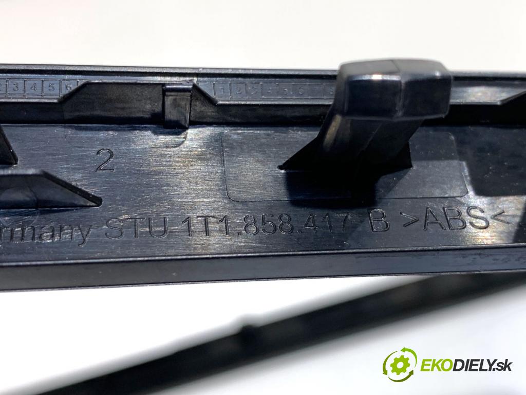 VW TOURAN nadwozie wielkoprzestrzenne (MPV) 2006 77 kW 1.9 TDI 1896 lišty kryt 1T1858418B 1T1858417B (Lišta)