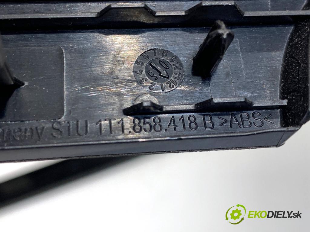 VW TOURAN nadwozie wielkoprzestrzenne (MPV) 2006 77 kW 1.9 TDI 1896 lišty kryt 1T1858418B 1T1858417B (Lišta)