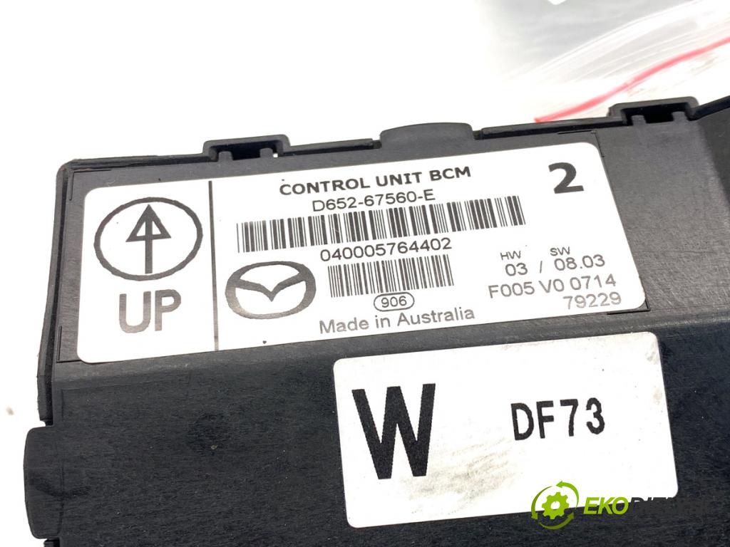 MAZDA 2 DE liftback 2008 63 kW 1.3 (DE3FS) 1349 Modul komfortu D652-67560-E (Modul komfortu)