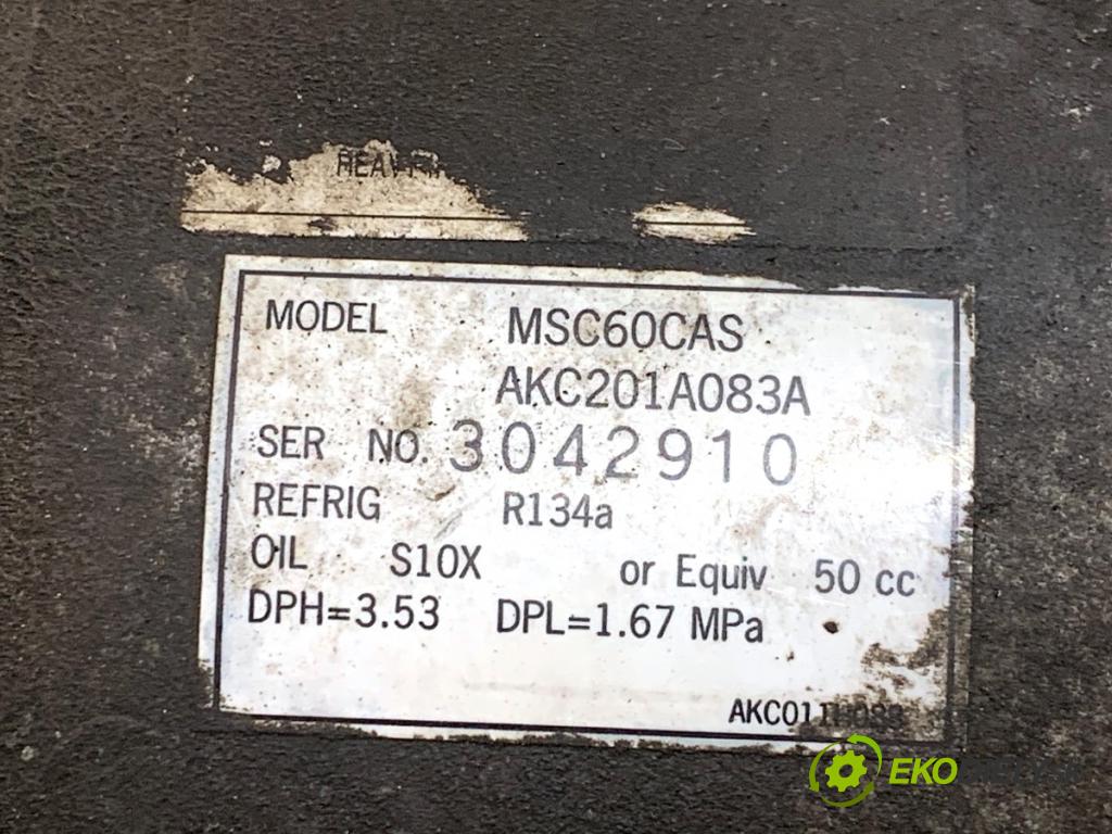 SUZUKI SWIFT III liftback 2006 68 kW 1.3 (RS 413) 1328 kompresor klimatizace MSC60CAS (Kompresor klimatizace)