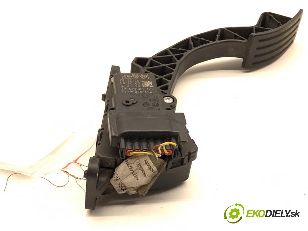 FORD FOCUS II Kombi 2008 85 kW 1.6 Ti 1596 potenciometr plynového pedálu 4M51-9F836-AJ (Potenciometr plynového pedálu)