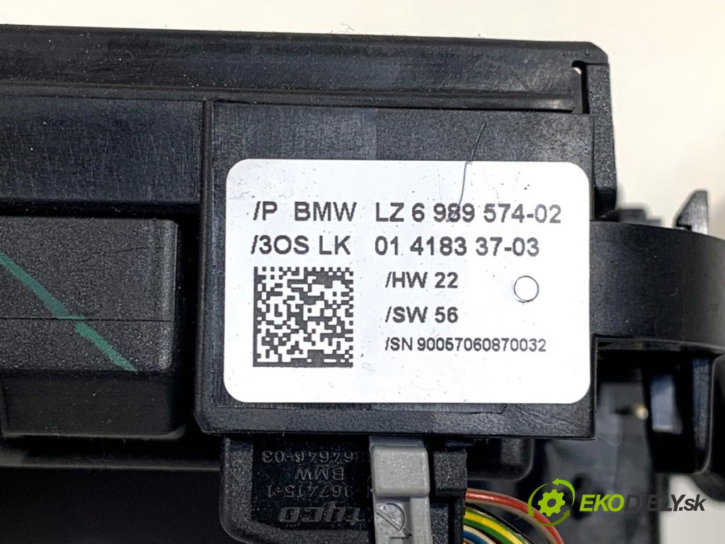 BMW E90 sedan 2006 95 kW 318 i 1995 přepínač kombinovaný 6989574 (Páčky pod volantem)