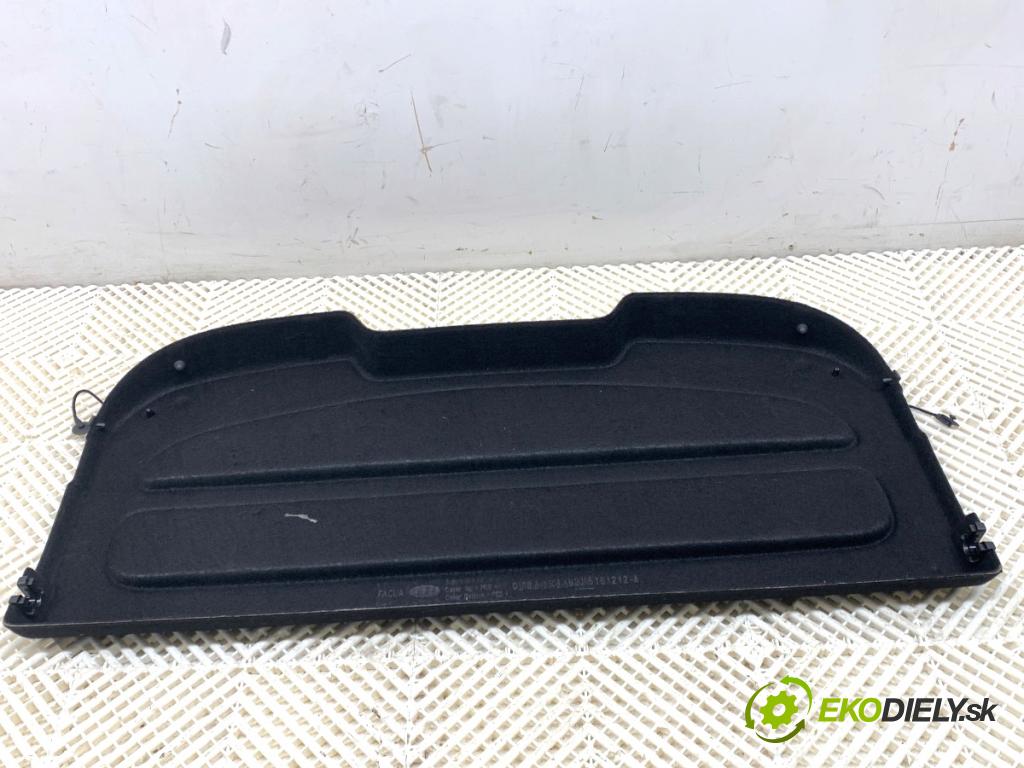 FORD FIESTA MK7 liftback 2016 44 kW 1.25 1242 pláto zadní část