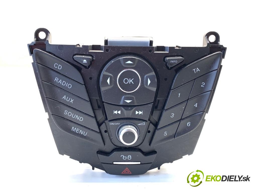 FORD FIESTA MK7 liftback 2016 44 kW 1.25 1242 Panel ovládaní radia C1BT18K811NA (Páčky pod volantem)