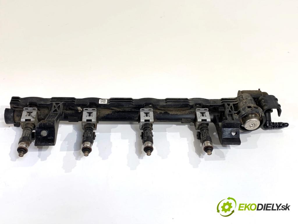 FORD FIESTA MK7 liftback 2016 44 kW 1.25 1242 lišta vstřikovací 8A6G-9H487-CB (Vstřikovací lišta)